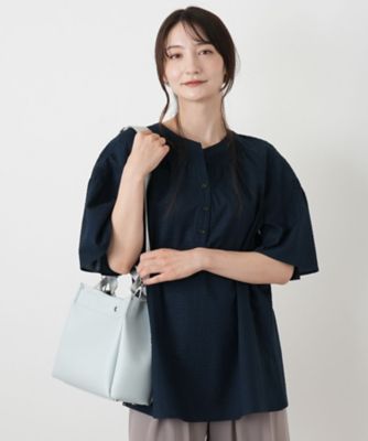 ヘンリーネックブラウス | Leilian (Women)/レリアン | 三越伊勢丹
