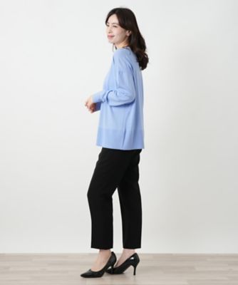 クルーネックニット【Leilian WHITE LABEL