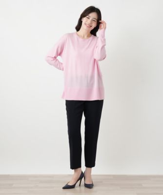 クルーネックニット【Leilian WHITE LABEL