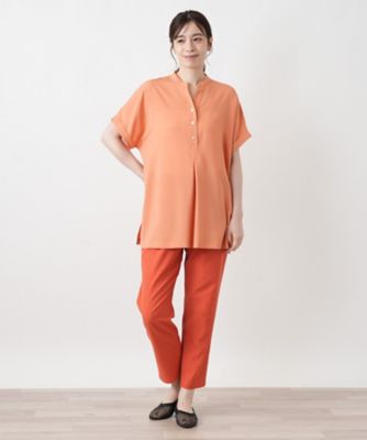 ストレッチクロップドパンツ【Leilian WHITE LABEL