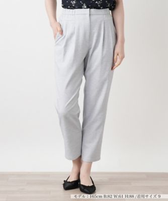 ストレッチクロップドパンツ【Leilian WHITE LABEL