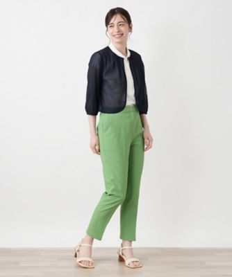 メッシュノーカラージャケット【Leilian WHITE LABEL