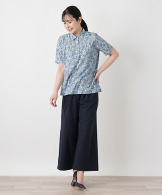 FR2GOLF ペイズリー ポロシャツ　サイズM 店舗限定　レディース ペイズリー柄ポロシャツ【Leilian WHITE LABEL