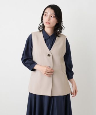 スカーフタイ付ジレ【大妻女子大学コラボ商品】 | Leilian (Women