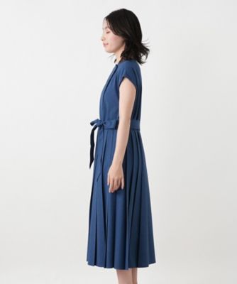 サイドプリーツワンピース【大妻女子大学コラボ商品】 | Leilian