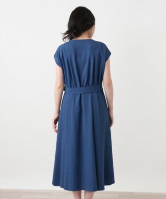 サイドプリーツワンピース【大妻女子大学コラボ商品】 | Leilian