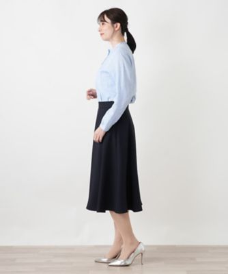 ミディ丈フレアスカート【Leilian WHITE LABEL