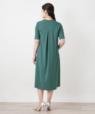 Vネックフレアワンピース | Leilian (Women)/レリアン | 三越伊勢丹