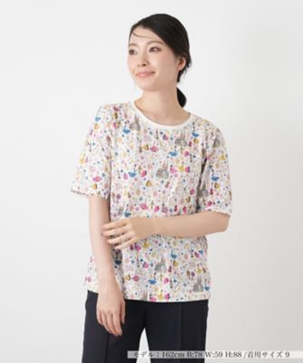 刺繍ノースリーブカットソー【Leilian WHITE LABEL