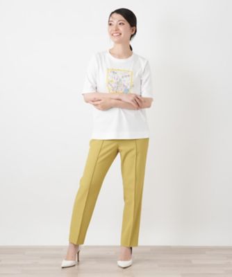 プリントクルーネックTシャツ | Leilian (Women)/レリアン | 三越