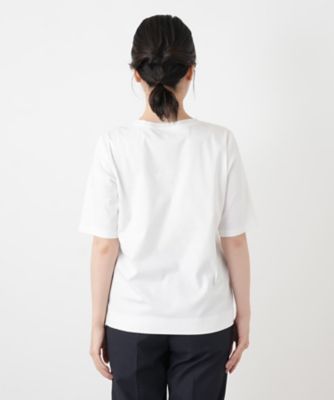 プリントクルーネックTシャツ | Leilian (Women)/レリアン | 三越