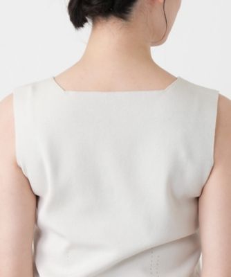 スクエアネックタンクトップ【Leilian WHITE LABEL