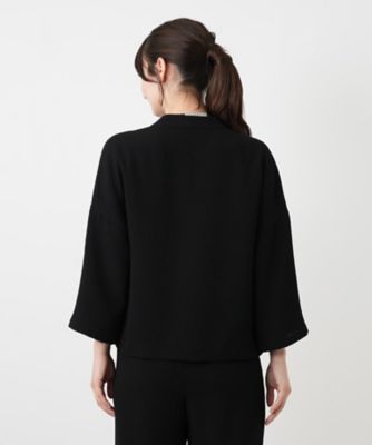 レリアン ロシャス 最高級七分袖ジャケット 11号　日本製 七分袖ジャケット【ROCHAS Premiere】 | Leilian (Women