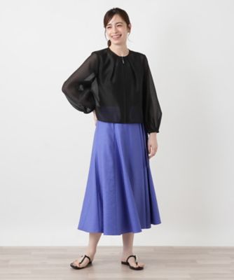 レリアン●極美品●シアージャガード コットンサマージャケット 日本製 春夏 L 洗えるシアージップジャケット【Leilian WHITE LABEL