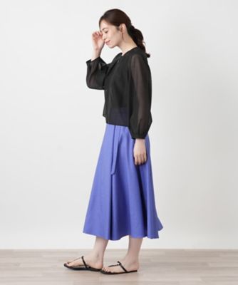 洗えるシアージップジャケット【Leilian WHITE LABEL