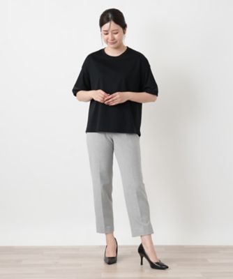 シアー切替カットソー【Leilian WHITE LABEL
