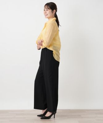 ピンタックシアーブラウス【Leilian WHITE LABEL