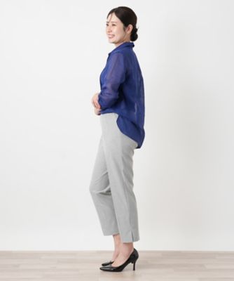 ピンタックシアーブラウス【Leilian WHITE LABEL 