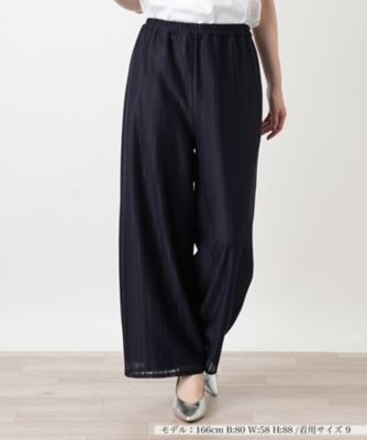 レースワイドパンツ【Leilian WHITE LABEL