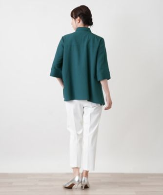 五分袖ブラウス【Leilian WHITE LABEL】 | Leilian