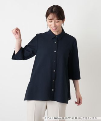 五分袖ブラウス【Leilian WHITE LABEL】 | Leilian