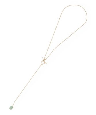 ＜Leilian (Women)＞ストーンモチーフラリエットネックレス