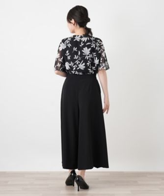 プリーツガウチョパンツ【Leilian WHITE LABEL