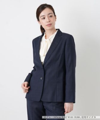 クラシックチェックテーラードジャケット【LORO PIANA