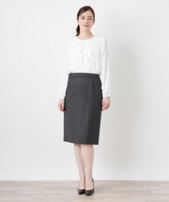 タイトスカート【LORO PIANA】 | Leilian (Women)/レリアン