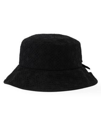 ＜Leilian (Women)＞ハニカム柄レースリボンハット