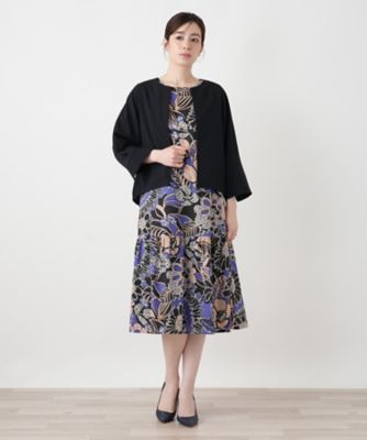 ノーカラージップブルゾン | Leilian (Women)/レリアン | 三越伊勢丹