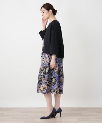 ノーカラージップブルゾン | Leilian (Women)/レリアン | 三越伊勢丹