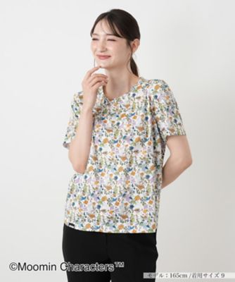 ＜Leilian (Women)＞ムーミン柄クルーネックＴシャツ
