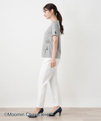 ムーミン刺繍クルーネックTシャツ | Leilian (Women)/レリアン | 三越
