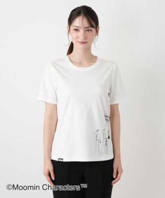 ムーミン刺繍クルーネックTシャツ | Leilian (Women)/レリアン | 三越
