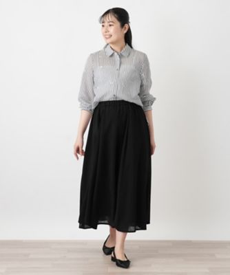 ゆかり 極美品 レリアン 高級ベルベット刺繍セット ジレ＋ロングスカート ロングフレアスカート | Leilian (Women)/レリアン | 三越伊勢丹