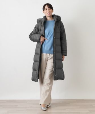 フーデッドダウンコート【Leilian WHITE LABEL