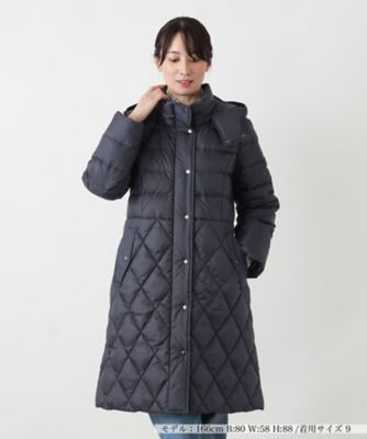 2WAYフーデッドダウンコート【Leilian WHITE