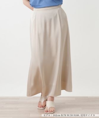 ebure ロングプリーツスカート(Beige) スカート プリーツ プリーツスカート ロング レディース 洗える マキシ