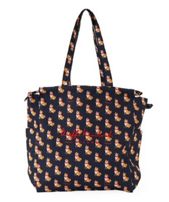 ＜Leilian (Women)＞プリント巾着トートバッグ