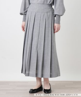 幅広プリーツロングスカート | Leilian (Women)/レリアン | 三越伊勢丹