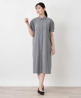 ストライプシャツワンピース | Leilian (Women)/レリアン | 三越伊勢丹