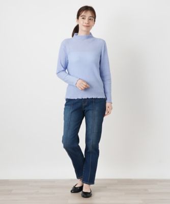 ハイネックカットソー【Leilian WHITE LABEL