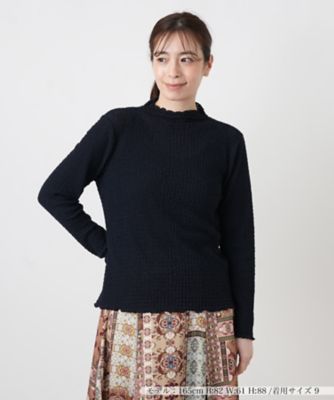 ハイネックカットソー【Leilian WHITE LABEL