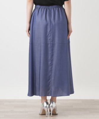 A*i様 最終価格 アローズ シャンブレー フレア スカート 23,100円 シャンブレーフレアスカート | BOURGE (Women)/ブールジュ | 三越