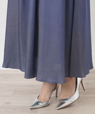 シャンブレーフレアスカート | BOURGE (Women)/ブールジュ | 三越
