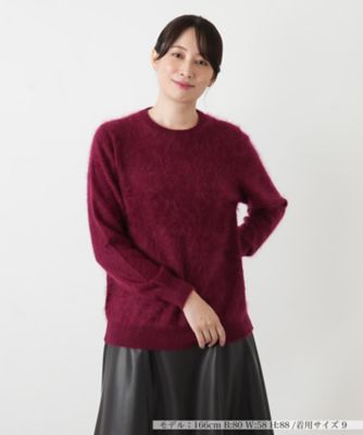 カシミヤクルーネックニット | Leilian (Women)/レリアン | 三越伊勢丹