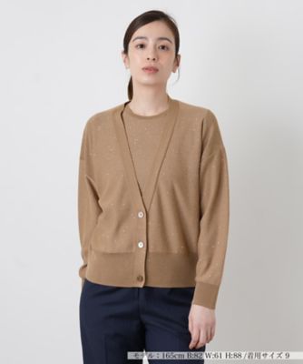 スパンコールミックスカーディガン | BOURGE (Women)/ブールジュ