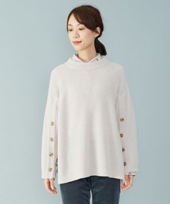 ＜Leilian plus house (Women/大きいサイズ)＞【ｌｅｉｌｉａｎ　ｔｈｅ　ｗｅｅｋ】デザインプルオーバーニット