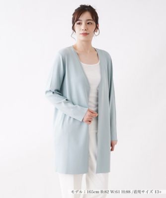 ＜Leilian plus house (Women/大きいサイズ)＞ロングニットカーディガン